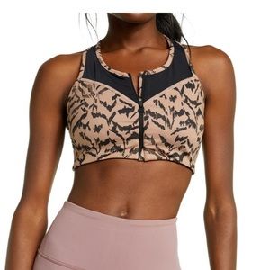 Zella Studio Lite Front Zip Bra